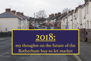 An image of Rotherham with the title of the blog